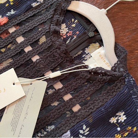 NWT Anthropologie Foxiedox Women's Floral Dress, size S - Picture 10 of 11